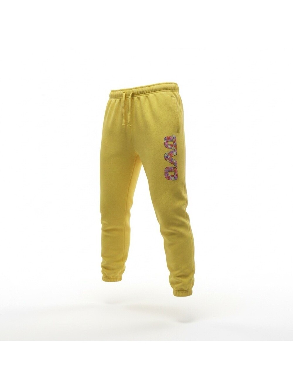 OVO October’s Very Own Sweatpants Men XXL Yellow Floral Owl Logo Joggers